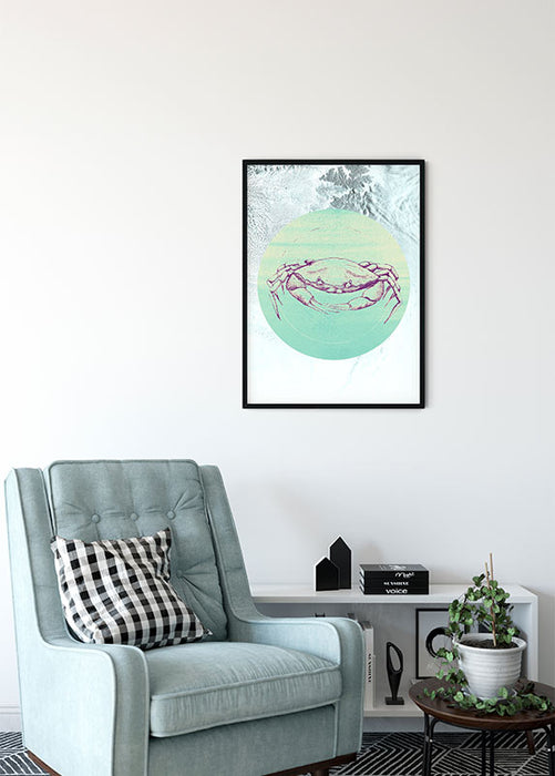 Komar NEU | Wandbild - Crab Sea - Größe 30 x 40 cm
