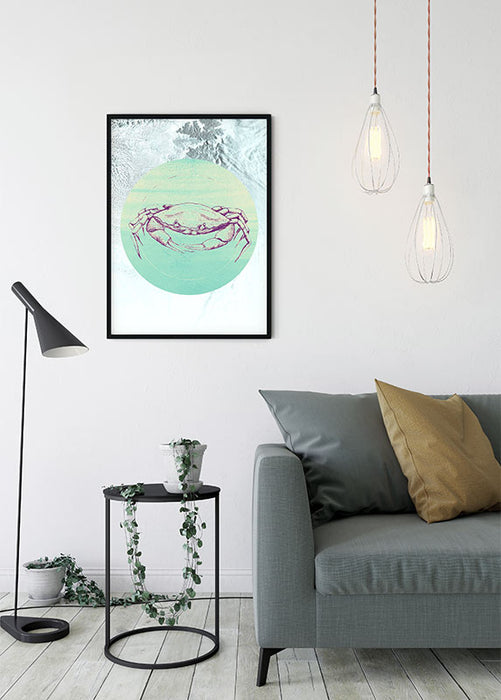 Komar NEU | Wandbild - Crab Sea - Größe 30 x 40 cm