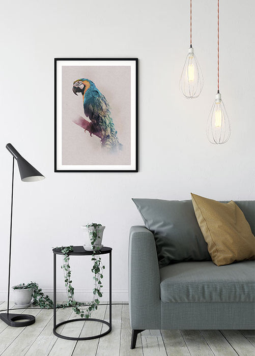Komar NEU | Wandbild - Animals Paradise Parrot - Größe 40 x 50 cm