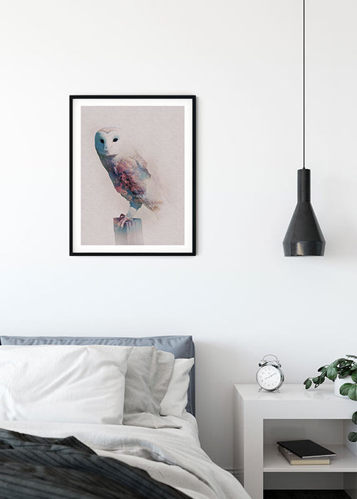 Komar NEU | Wandbild - Animals Forest Owl - Größe 50 x 70 cm