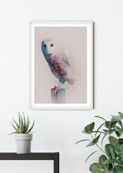Komar NEU | Wandbild - Animals Forest Owl - Größe 30 x 40 cm