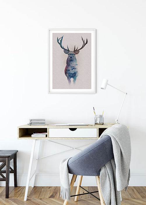Komar NEU | Wandbild - Animals Forest Deer - Größe 40 x 50 cm