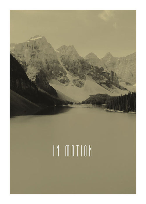Wandbild - Word Lake In Motion Sand