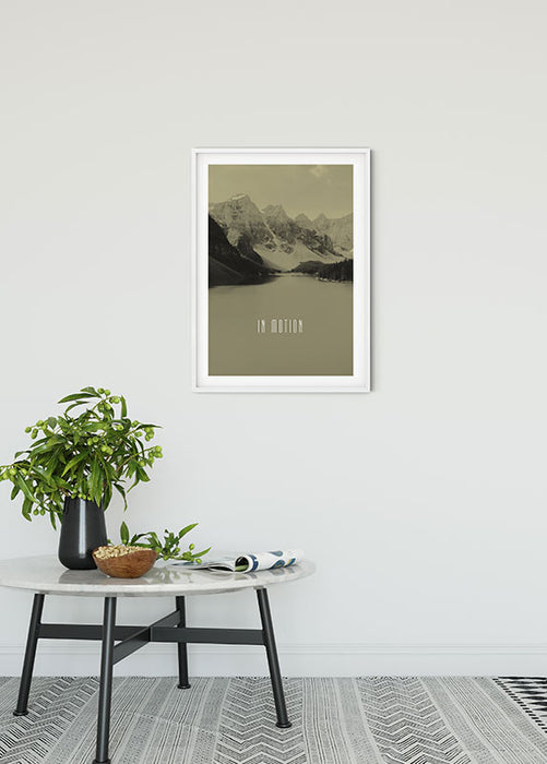 Komar NEU | Wandbild - Word Lake In Motion Sand - Größe 30 x 40 cm