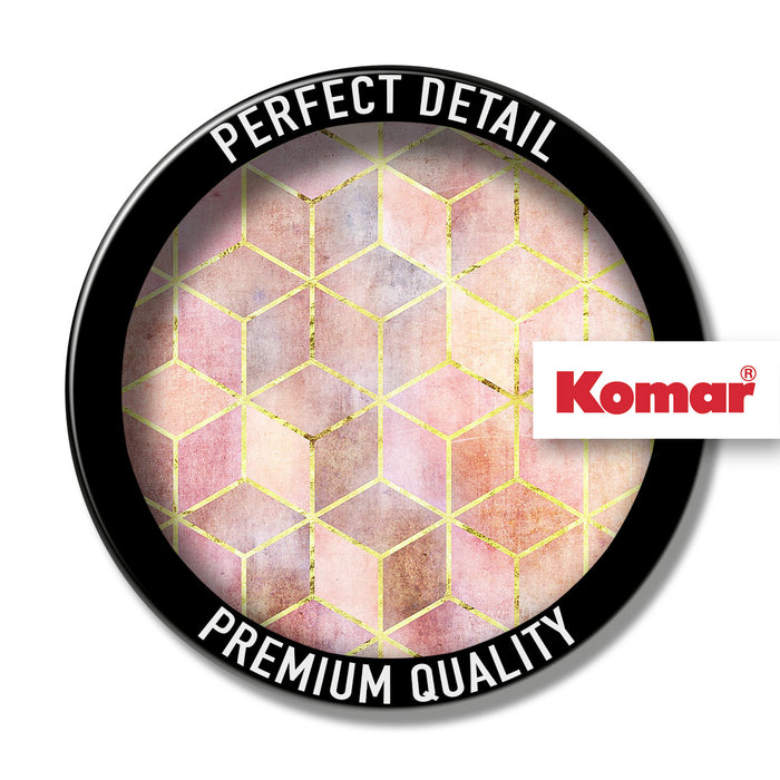 Komar NEU | Digitaldruck Vlies Fototapete - Mosaik Rosso - Größe 200 x 250 cm