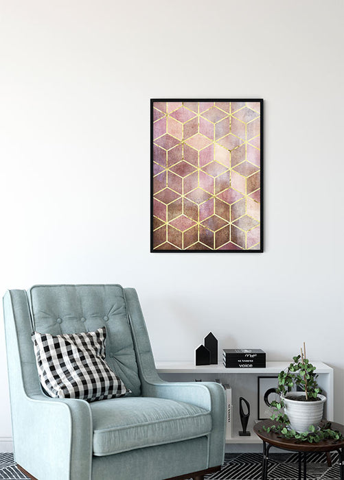 Komar NEU | Wandbild - Mosaik Rosso - Größe 50 x 70 cm