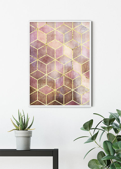 Komar NEU | Wandbild - Mosaik Rosso - Größe 30 x 40 cm