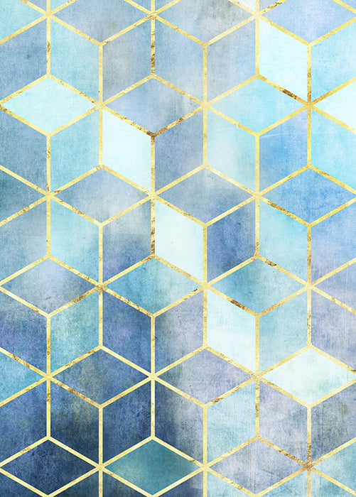 Komar NEU | Wandbild - Mosaik Azzuro - Größe 50 x 70 cm