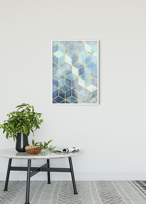Wandbild - Mosaik Azzuro