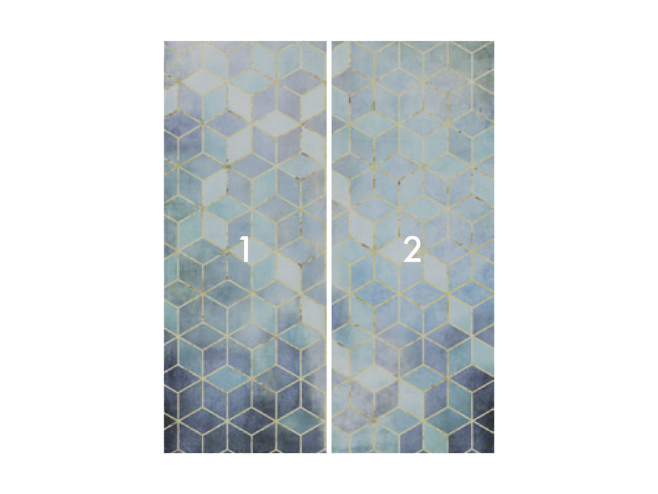 Digitaldruck Vlies Fototapete | Mosaik Azzuro | 200 x 250 cm