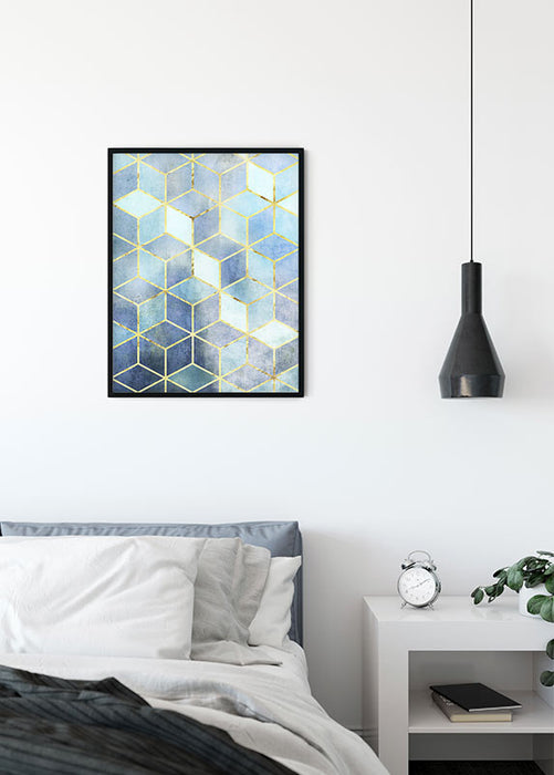 Komar NEU | Wandbild - Mosaik Azzuro - Größe 30 x 40 cm