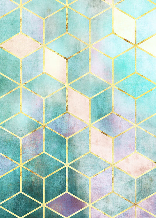 Wandbild - Mosaik Verde