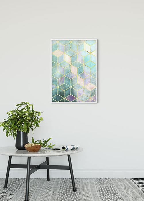 Wandbild - Mosaik Verde