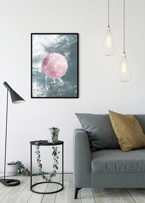 Komar NEU | Wandbild - Solum Aqua - Größe 50 x 70 cm