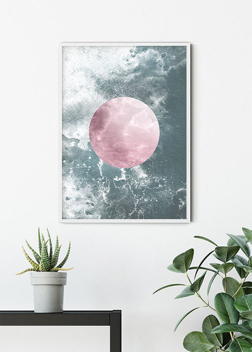 Komar NEU | Wandbild - Solum Aqua - Größe 50 x 70 cm