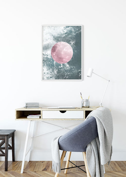 Komar NEU | Wandbild - Solum Aqua - Größe 50 x 70 cm