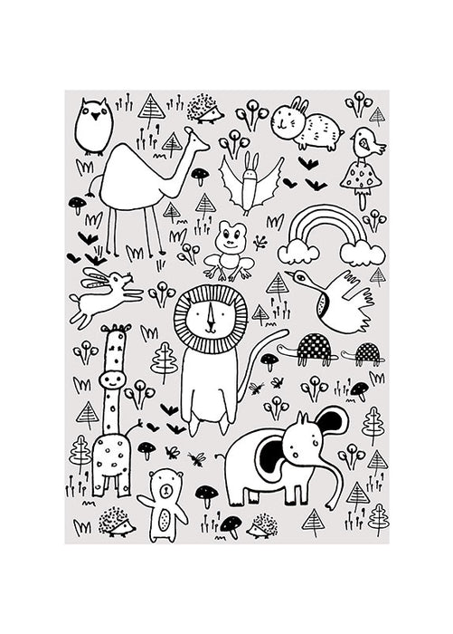 Wandbild - Scribble Park