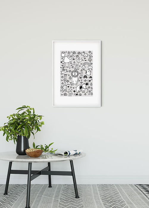 Wandbild - Scribble Park