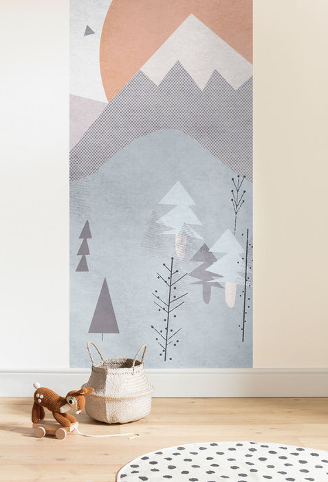 Digitaldruck Vlies Fototapete | Wild and Free Panel | 100 x 250 cm
