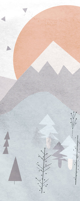 Digitaldruck Vlies Fototapete | Wild and Free Panel | 100 x 250 cm