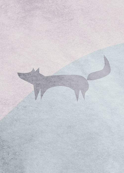 Wandbild - Wild and Free Fox