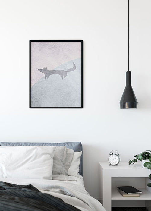 Wandbild - Wild and Free Fox