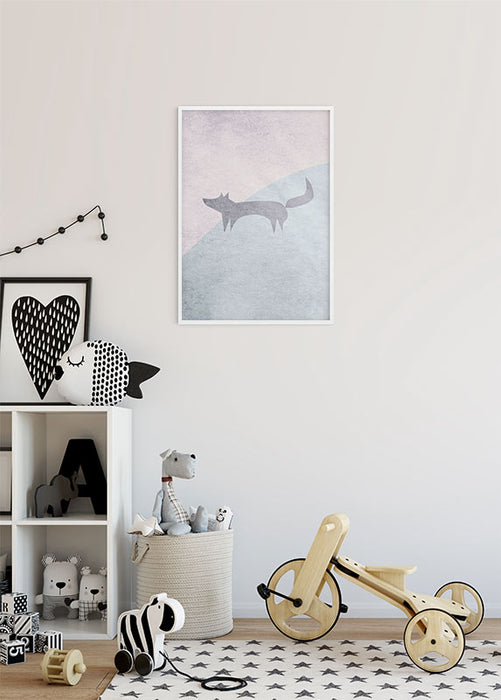 Wandbild - Wild and Free Fox