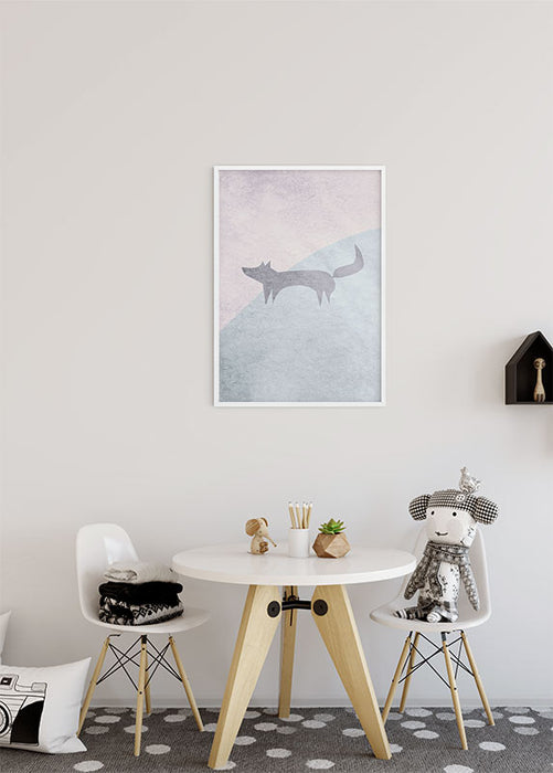 Wandbild - Wild and Free Fox