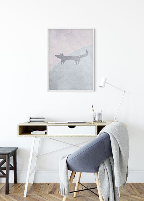 Wandbild - Wild and Free Fox