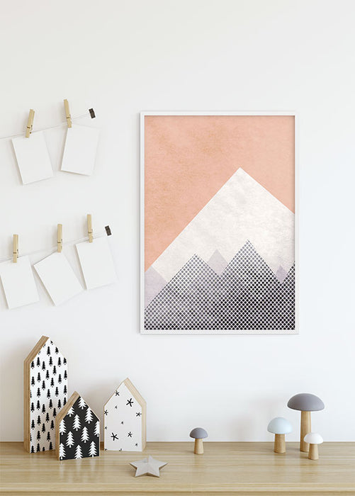 Wandbild - Wild and Free Mountain