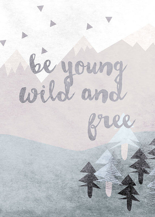 Komar NEU | Wandbild - Wild and Free - Größe 40 x 50 cm