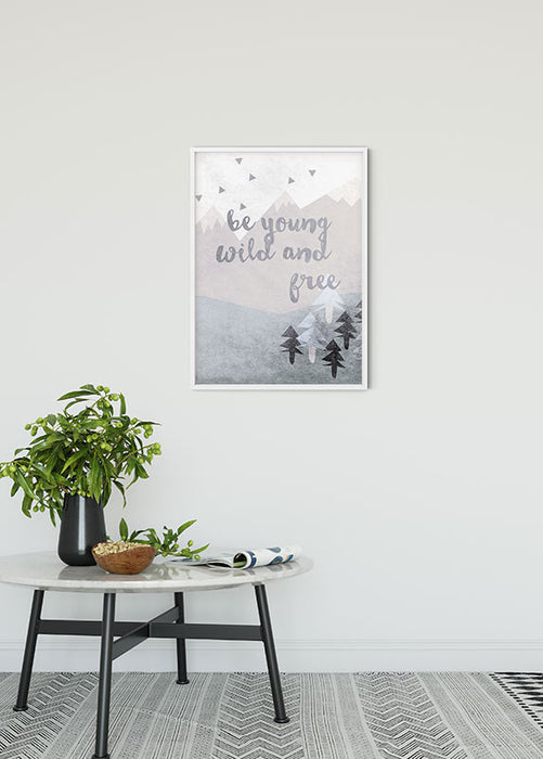 Wandbild - Wild and Free
