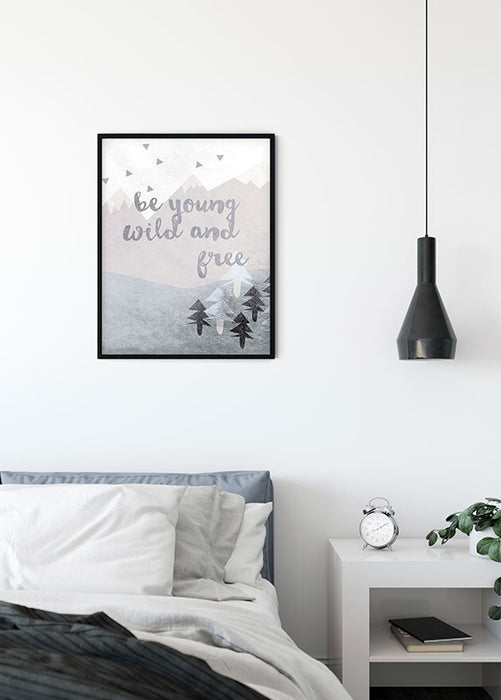 Wandbild - Wild and Free