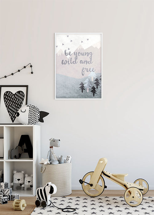 Komar NEU | Wandbild - Wild and Free - Größe 50 x 70 cm
