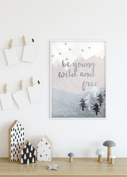 Wandbild - Wild and Free