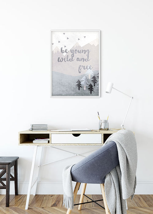 Komar NEU | Wandbild - Wild and Free - Größe 30 x 40 cm