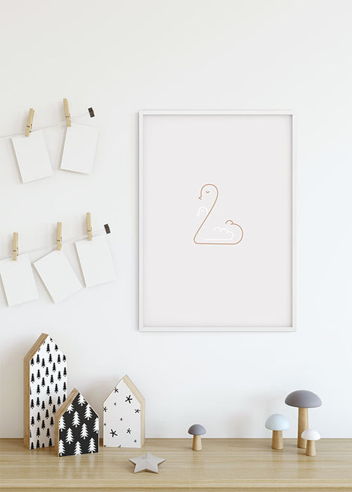 Komar NEU | Wandbild - Baby Welcome - Größe 50 x 70 cm