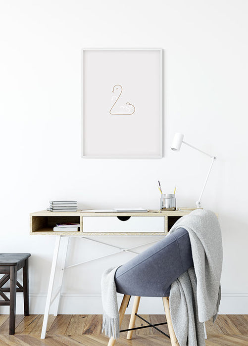 Komar NEU | Wandbild - Baby Welcome - Größe 40 x 50 cm