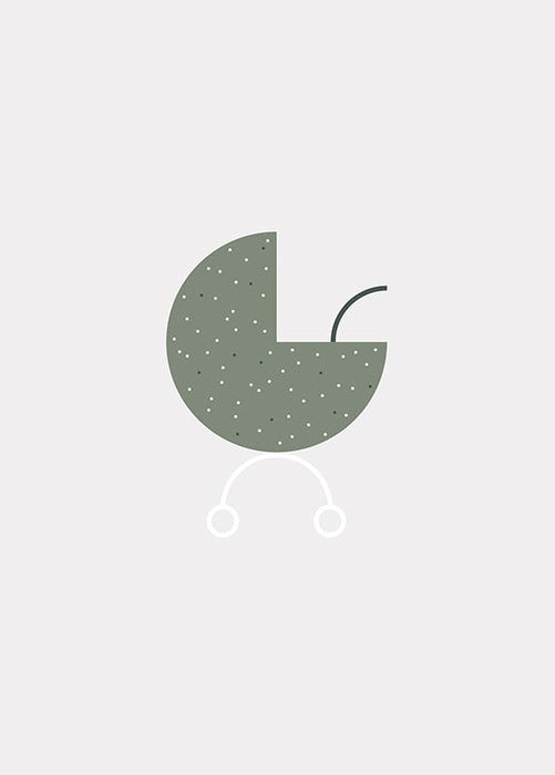 Wandbild - Baby Hello World
