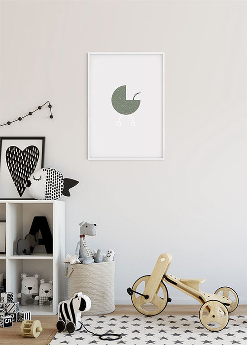Wandbild - Baby Hello World