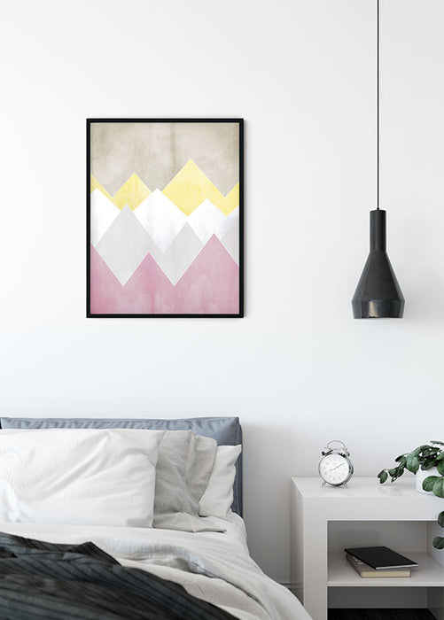 Komar NEU | Wandbild - Sunrise Mountain Spring - Größe 50 x 70 cm