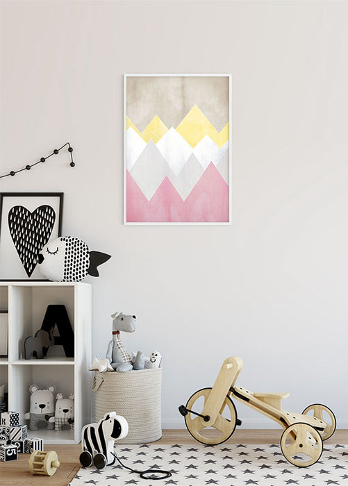 Komar NEU | Wandbild - Sunrise Mountain Spring - Größe 40 x 50 cm