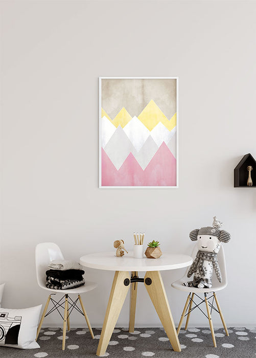 Komar NEU | Wandbild - Sunrise Mountain Spring - Größe 50 x 70 cm