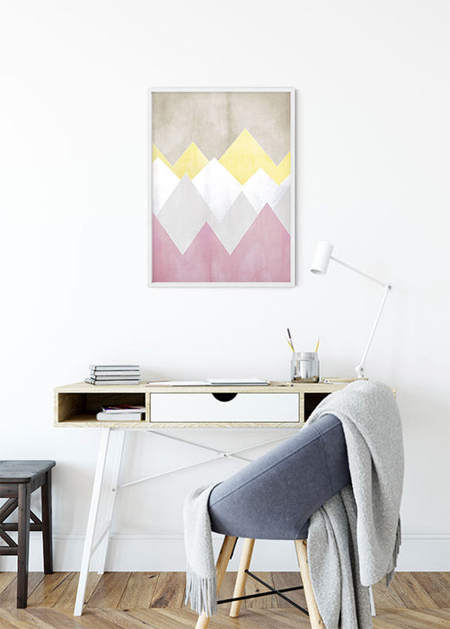 Komar NEU | Wandbild - Sunrise Mountain Spring - Größe 40 x 50 cm