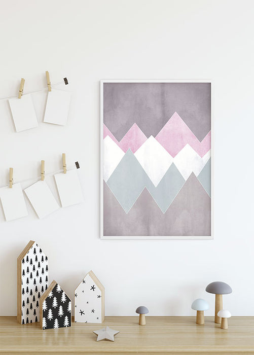 Komar NEU | Wandbild - Sunrise Mountain Gentle - Größe 50 x 70 cm