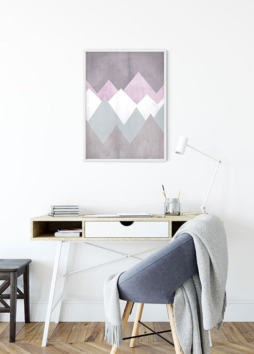 Komar NEU | Wandbild - Sunrise Mountain Gentle - Größe 50 x 70 cm