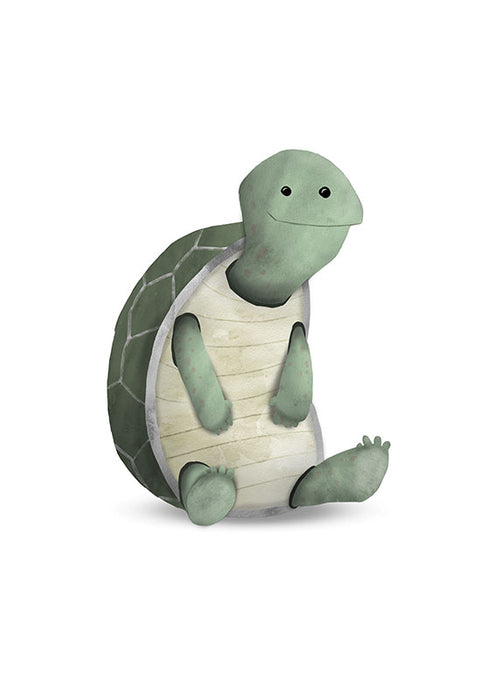 Wandbild - Cute Animal Turtle