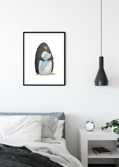 Wandbild - Cute Animal Penguin
