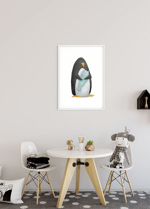 Komar NEU | Wandbild - Cute Animal Penguin - Größe 40 x 50 cm