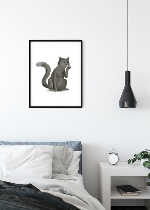 Wandbild - Cute Animal Cat
